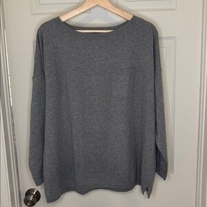 Talbots Grey Crew Neck Sweater